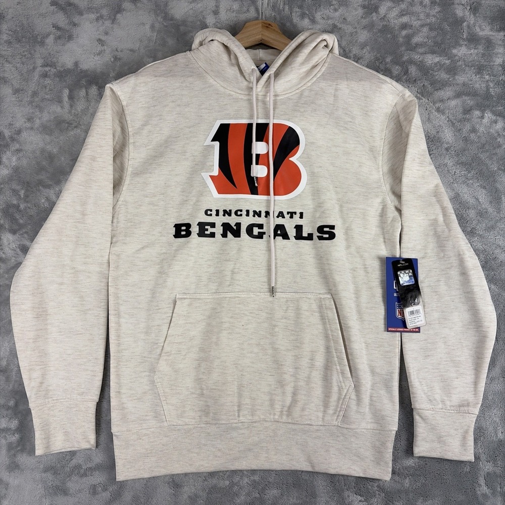 Cincinnati Bengals Pullover NFL Hoodie Ultra Game Gray Size Small NWT
